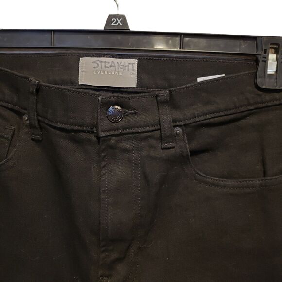 Everlane Black Authentic Stretch Mid Rise Skinny Jeans Womens 32x32 - Picture 11 of 13